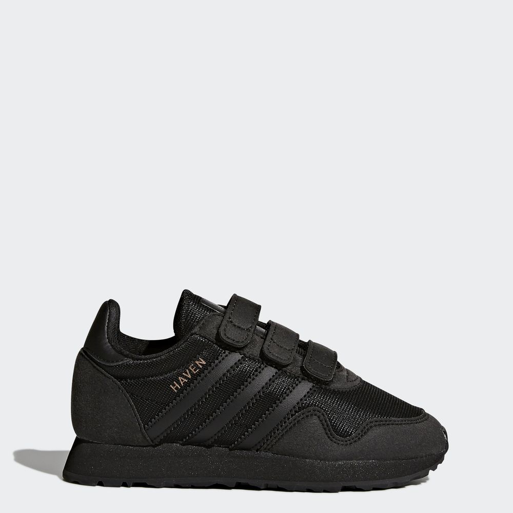 Adidas Haven - Originals για κοριτσια - Μαυρα,Μέγεθος: EU 27 – 39 1/3 (835NKXYW)